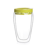 350ml Double Wall Glass Mug