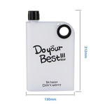 Notebook Flat Water Bottle
