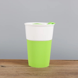 400ml Ceramic Tumbler with Sleeve and Cover