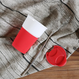400ml Ceramic Tumbler with Sleeve and Cover