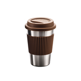 500ML Stainless Steel Tumbler with Silicone Sleeves and Cover