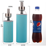 550ml Glass Bottle with Pouch