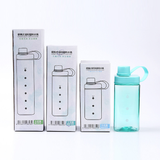 Di Le Bell Transparent Plastic Water Bottle