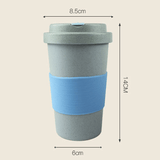 400ml Wheat Tumbler with Sleeve
