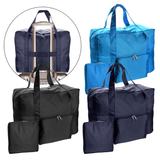 Foldable Travel Bag with Trolley Handle Slot