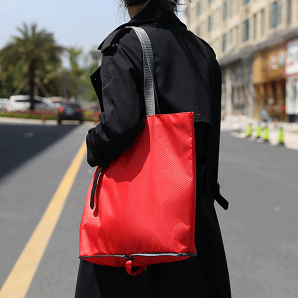 Foldable tote bag online with zipper