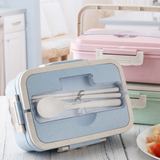 Wheat Lunch Box with Cutlery Set