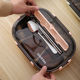 4 Compartment Stainless Steel Lunch Box