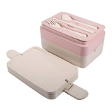 3pcs Wheat Lunch Box