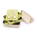 3pcs Wheat Lunch Box