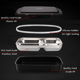 4 Compartment Stainless Steel Lunch box