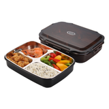 4 Compartment Stainless Steel Lunch box