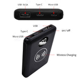 Mini 5000mAh Wireless Charging Power Bank