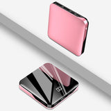 Pink Square Mini Power Bank