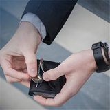 RFID Leather Blocking Card Holder and Coin Slot