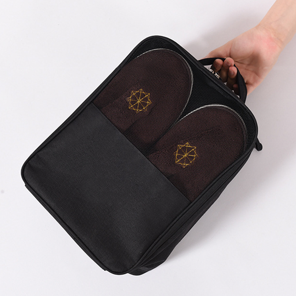 Multi compartment store shoe bag