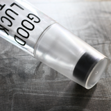 Transparent Plastic Water Bottle with Cup