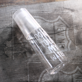 Transparent Plastic Water Bottle with Cup