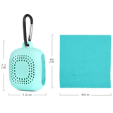 Absorbent & Breathable Towel w Silicone Casing and Carabiner