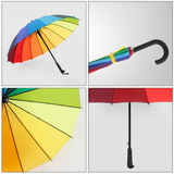 16" Panel Umbrella with J Handle