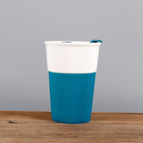 400ml Ceramic Tumbler with Sleeve and Cover