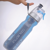 Double Cold Spray Sport Water Bottle