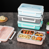 Wheat Stainless Steel Lunch Box with Cutlery Set