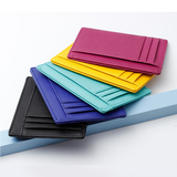RFID Slim Leather Blocking Card Holder