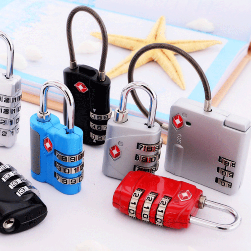 Square TSA Luggage Lock FairPrice Gifts
