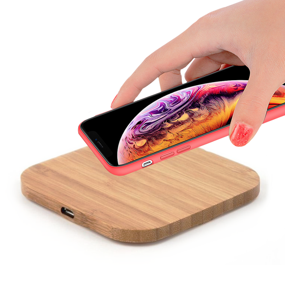 10W Wooden Wireless Charger
